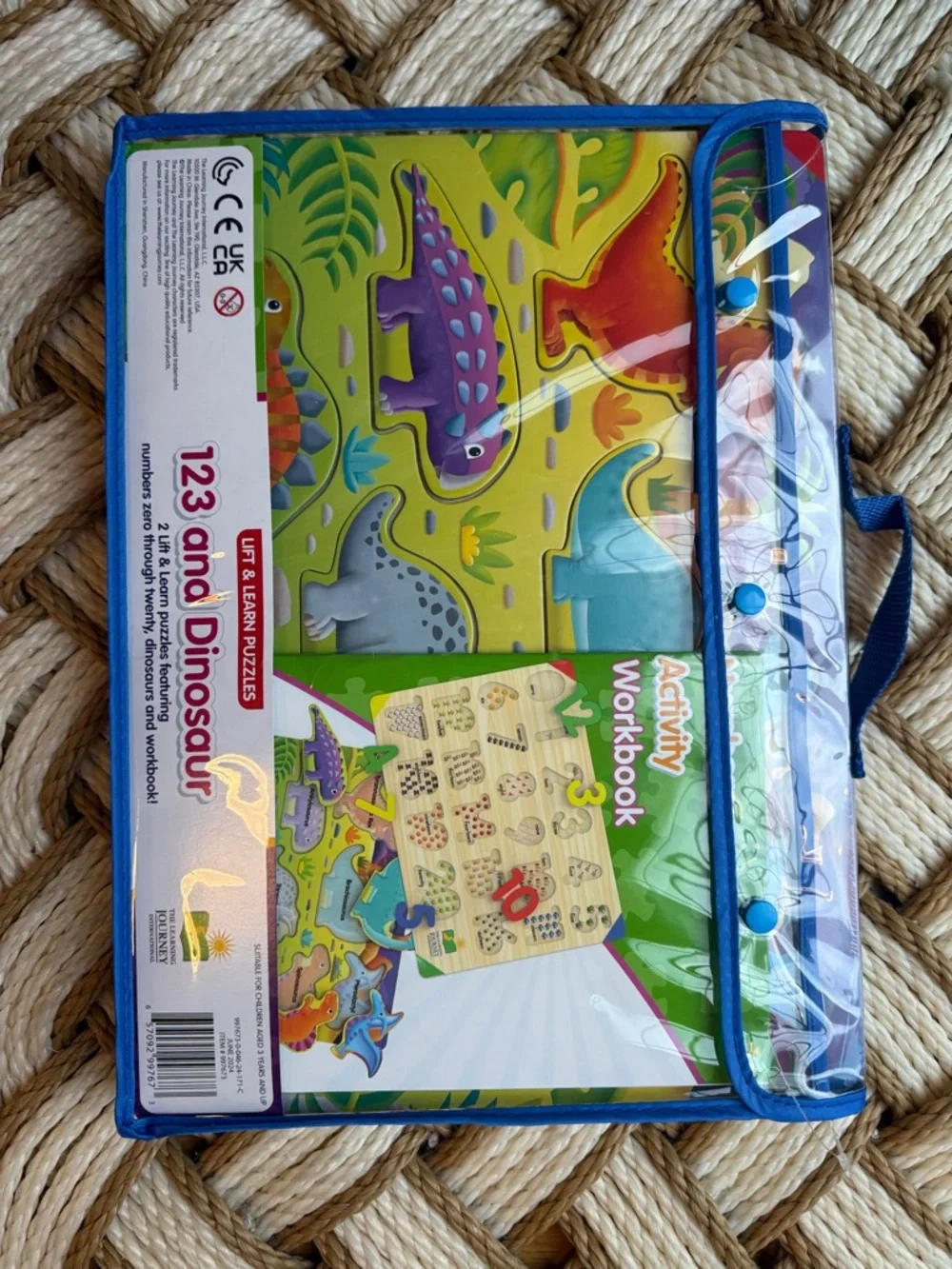 Lift & Learn 123 and Dinosaur Number Puzzle - NWT